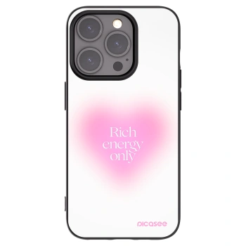 Picasee husă neagră din silicon pentru Apple iPhone 15 Pro - Rich Energy