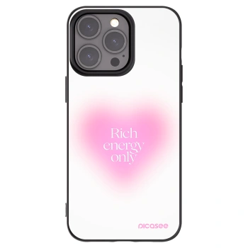 Picasee husă neagră din silicon pentru Apple iPhone 15 Pro Max - Rich Energy