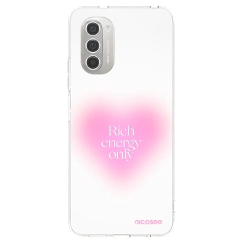 Picasee husă transparentă din silicon pentru Motorola Moto G51 - Rich Energy