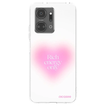 Picasee husă transparentă din silicon pentru Honor X7a - Rich Energy