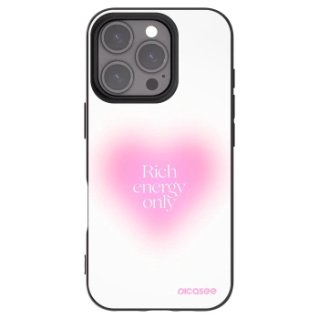 Picasee husă neagră din silicon pentru Apple iPhone 16 Pro - Rich Energy