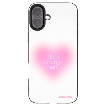 Picasee husă neagră din silicon pentru Apple iPhone 16 Plus - Rich Energy