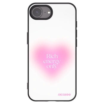 Picasee husă neagră din silicon pentru Apple iPhone 16e - Rich Energy