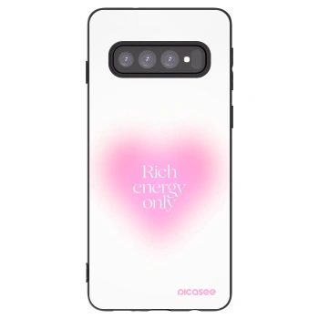 Picasee husă neagră din silicon pentru Samsung Galaxy S10 G973 - Rich Energy