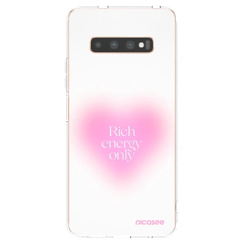 Picasee husă transparentă din silicon pentru Samsung Galaxy S10 Plus G975 - Rich Energy