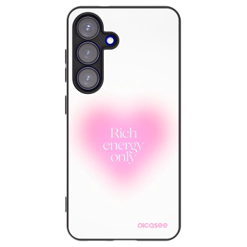 Picasee husă neagră din silicon pentru Samsung Galaxy S25 5G - Rich Energy