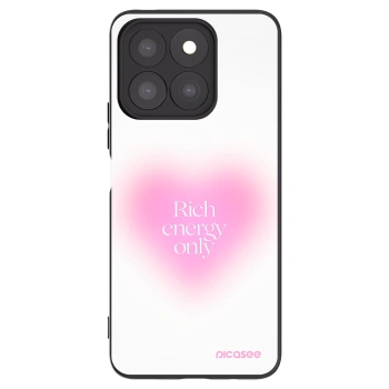 Picasee husă neagră din silicon pentru Honor X8c - Rich Energy