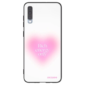 Picasee husă neagră din silicon pentru Samsung Galaxy A70 A705F - Rich Energy