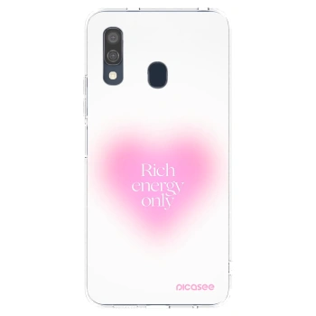 Picasee husă transparentă din silicon pentru Samsung Galaxy A40 A405F - Rich Energy