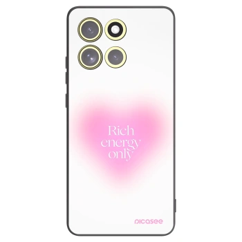 Picasee husă neagră din silicon pentru Motorola Moto G86 5G - Rich Energy