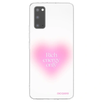 Picasee husă transparentă din silicon pentru Samsung Galaxy S20 G980F - Rich Energy