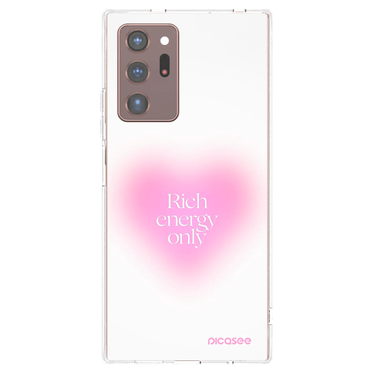 Picasee husă transparentă din silicon pentru Samsung Galaxy Note 20 Ultra - Rich Energy