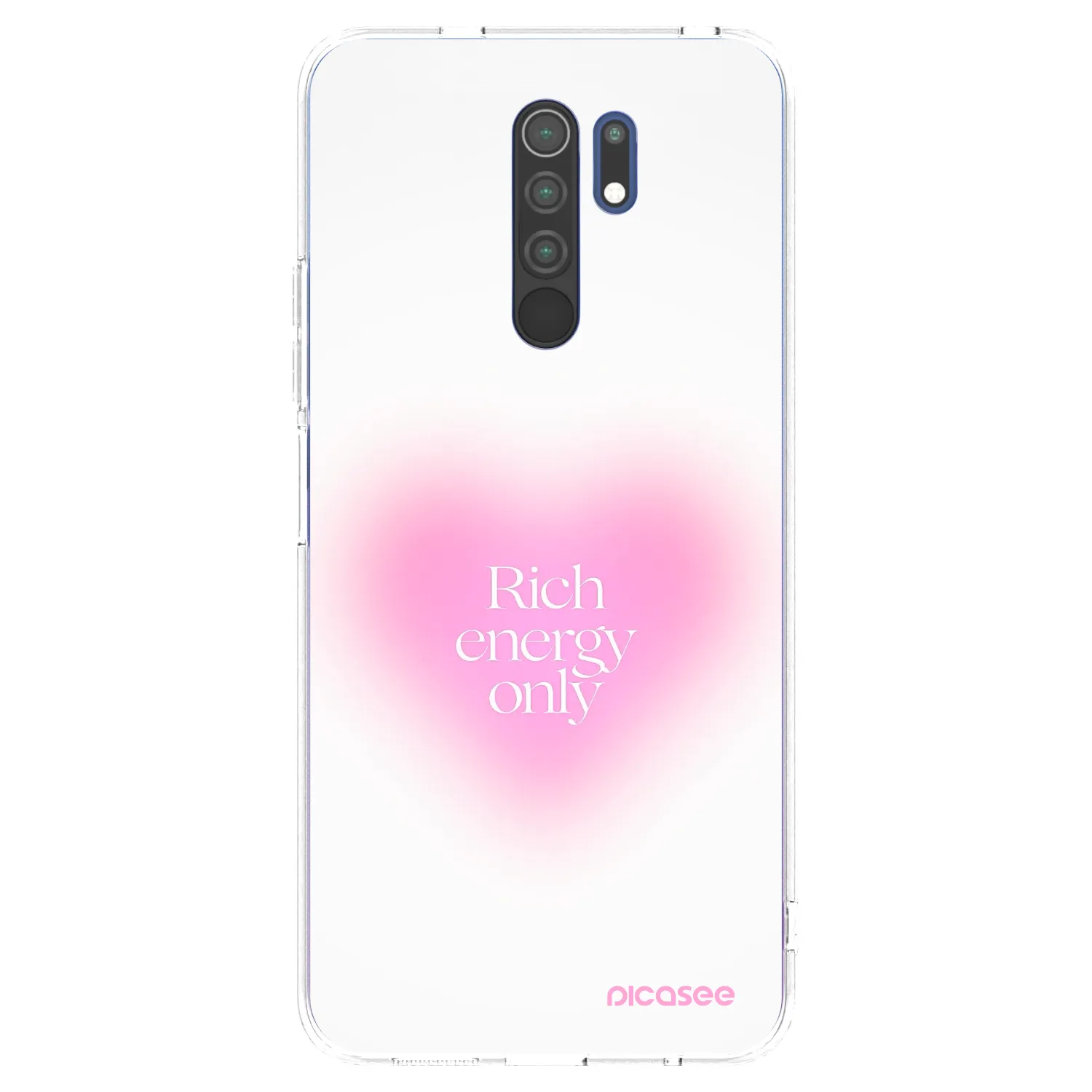 Picasee husă transparentă din silicon pentru Xiaomi Redmi 9 - Rich Energy