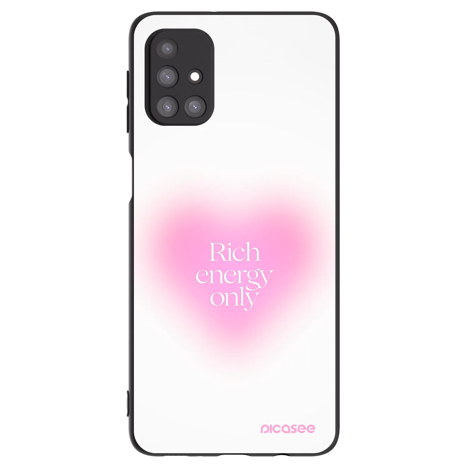 Picasee husă neagră din silicon pentru Samsung Galaxy M31s - Rich Energy
