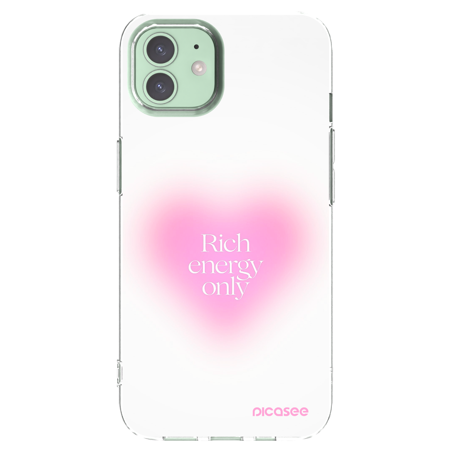 Picasee husă transparentă din silicon pentru Apple iPhone 12 Pro - Rich Energy