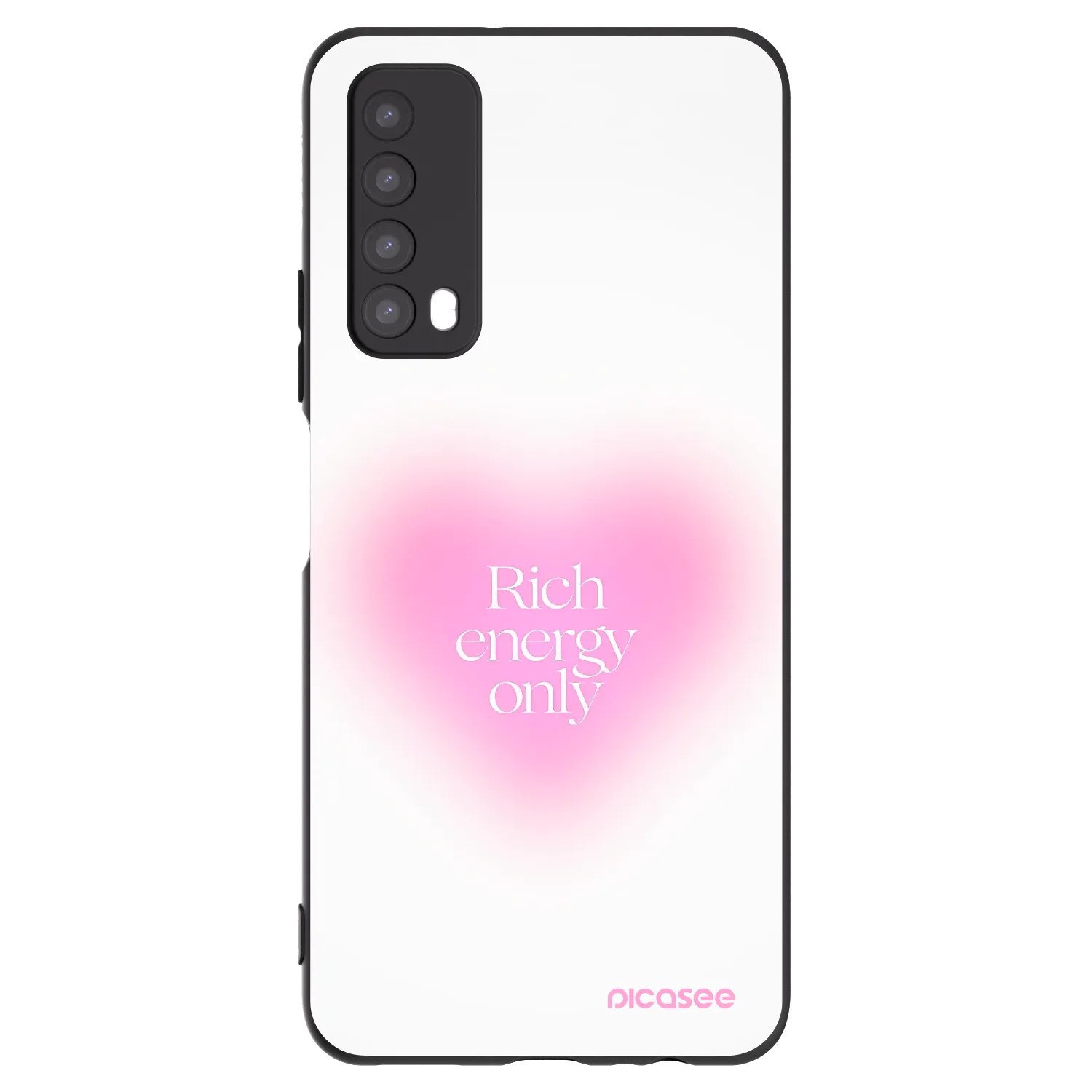Picasee husă neagră din silicon pentru Huawei P Smart 2021 - Rich Energy