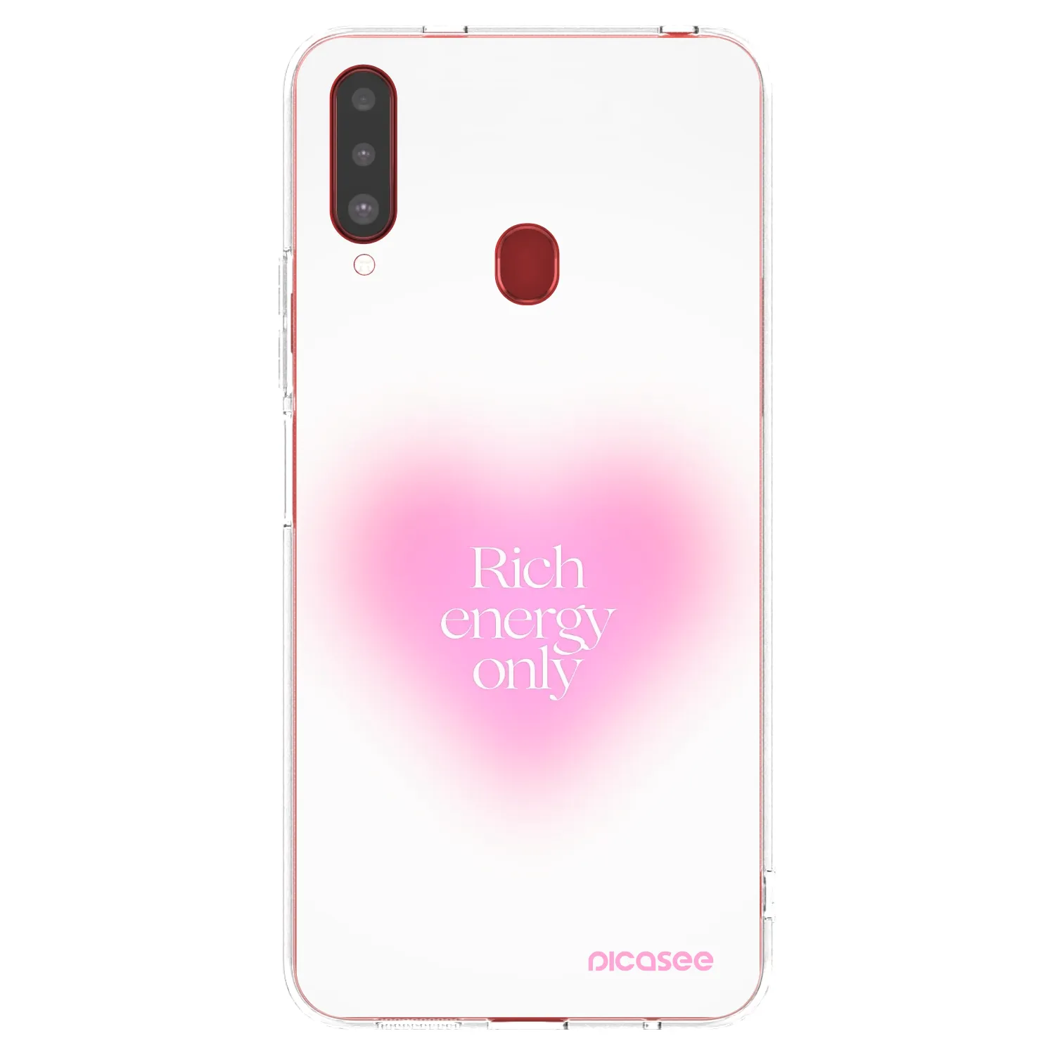 Picasee husă transparentă din silicon pentru Samsung Galaxy A20s - Rich Energy