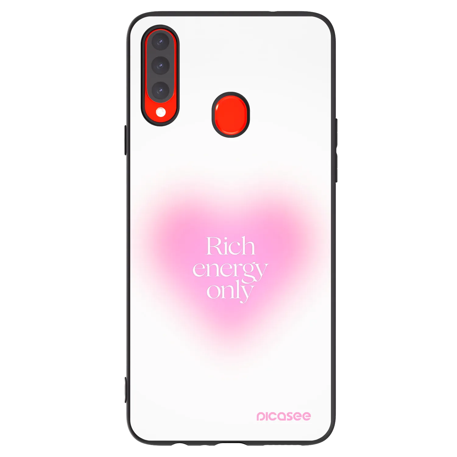 Picasee husă neagră din silicon pentru Samsung Galaxy A20s - Rich Energy