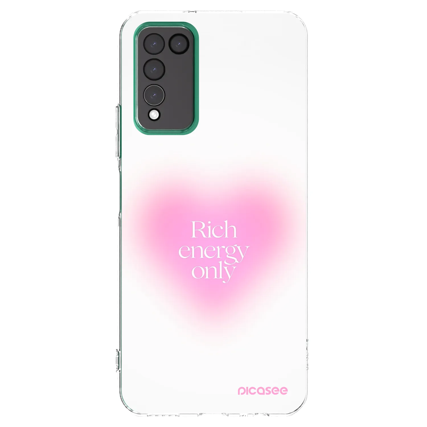 Picasee husă transparentă din silicon pentru Honor 10X Lite - Rich Energy