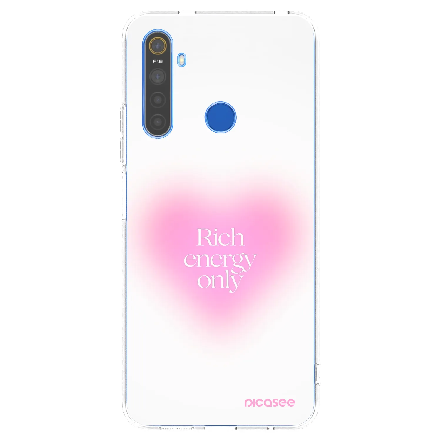 Picasee husă transparentă din silicon pentru Realme 5 - Rich Energy