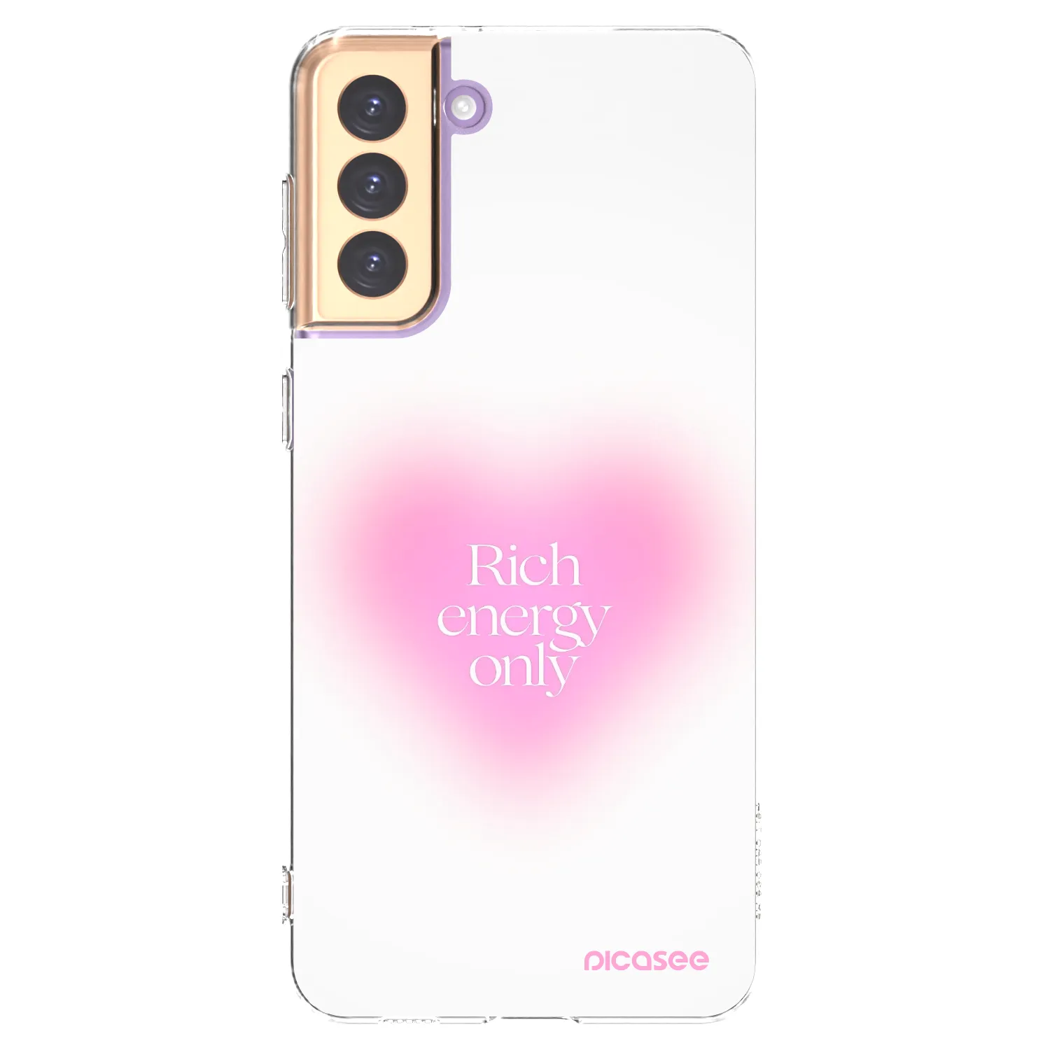 Picasee husă transparentă din silicon pentru Samsung Galaxy S21+ 5G G996F - Rich Energy