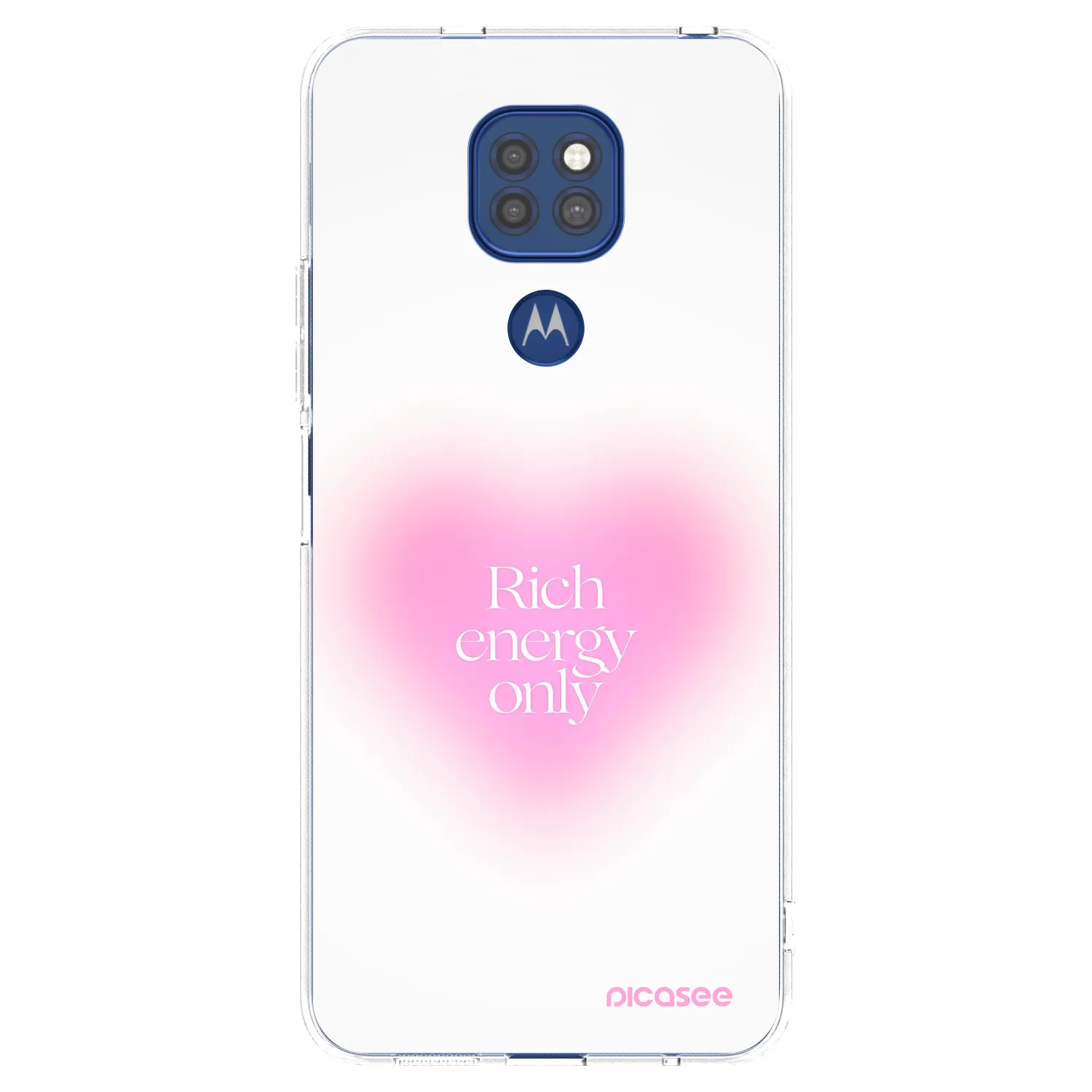 Picasee husă transparentă din silicon pentru Motorola Moto G9 Play - Rich Energy