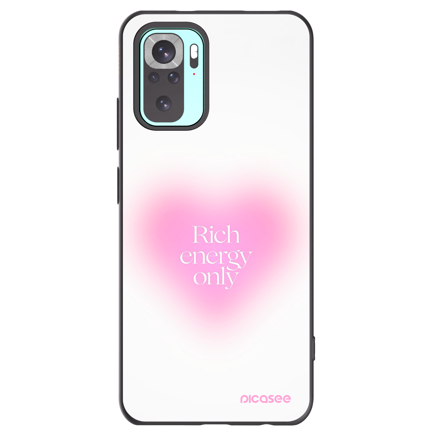 Picasee husă neagră din silicon pentru Xiaomi Redmi Note 10 Pro - Rich Energy