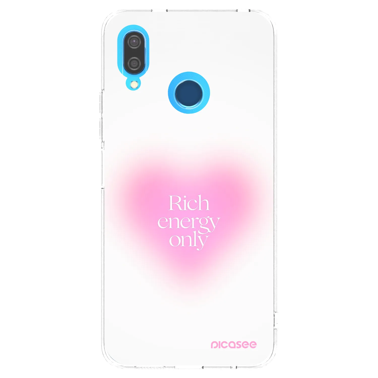 Picasee husă transparentă din silicon pentru Huawei P20 Lite - Rich Energy
