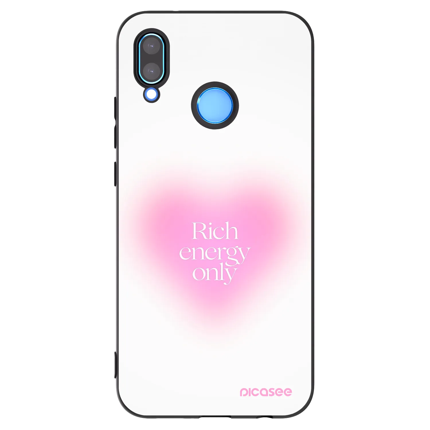 Picasee husă neagră din silicon pentru Huawei P20 Lite - Rich Energy