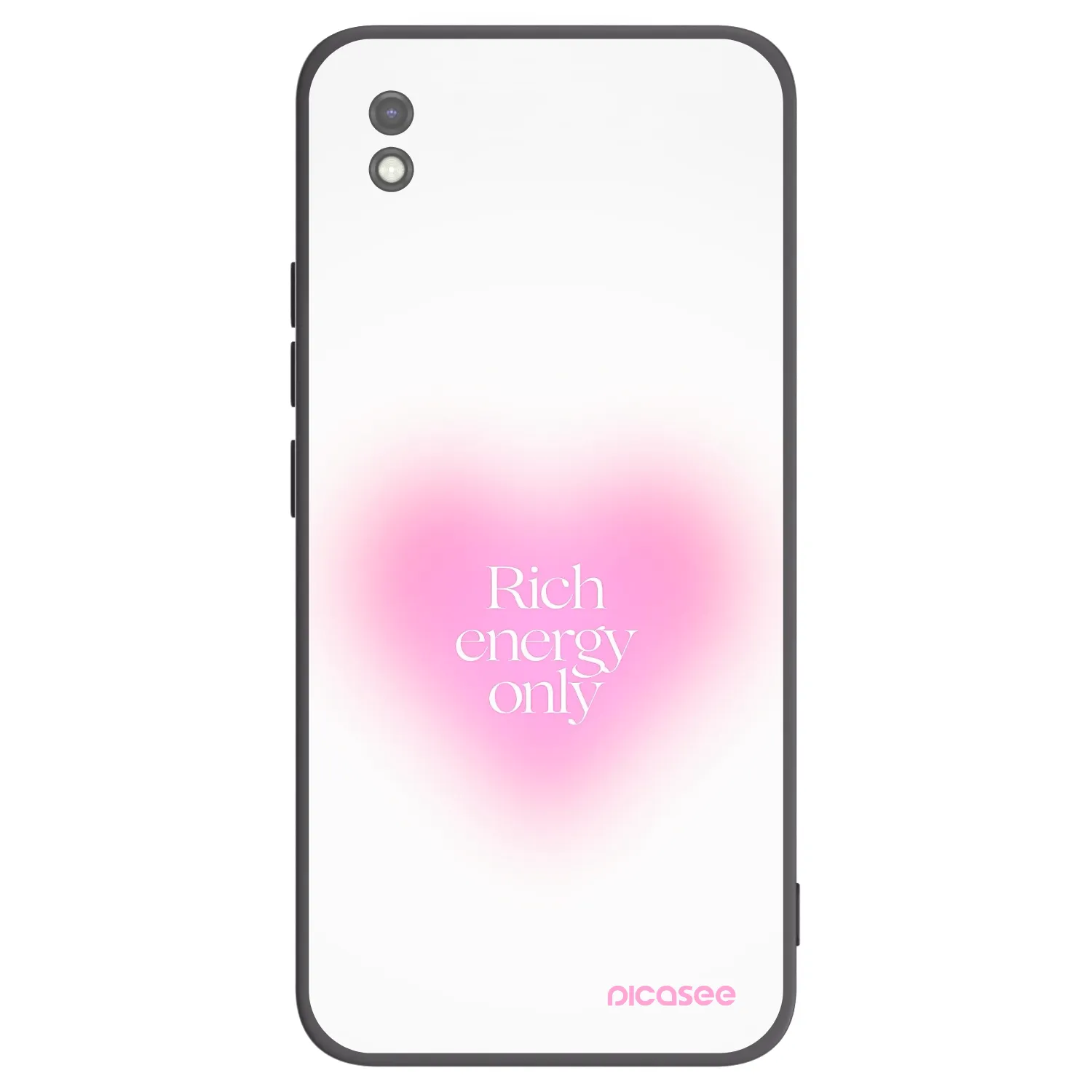 Picasee husă neagră din silicon pentru Xiaomi Redmi 9AT - Rich Energy