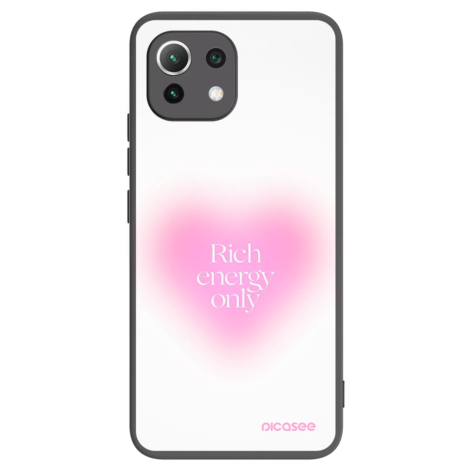 Picasee husă neagră din silicon pentru Xiaomi Mi 11 Lite - Rich Energy