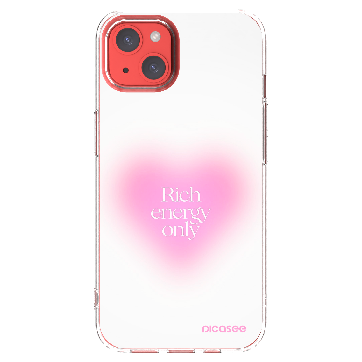 Picasee husă transparentă din silicon pentru Apple iPhone 13 - Rich Energy