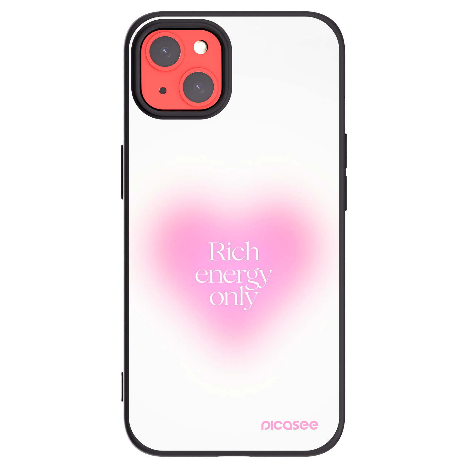 Picasee husă neagră din silicon pentru Apple iPhone 13 - Rich Energy