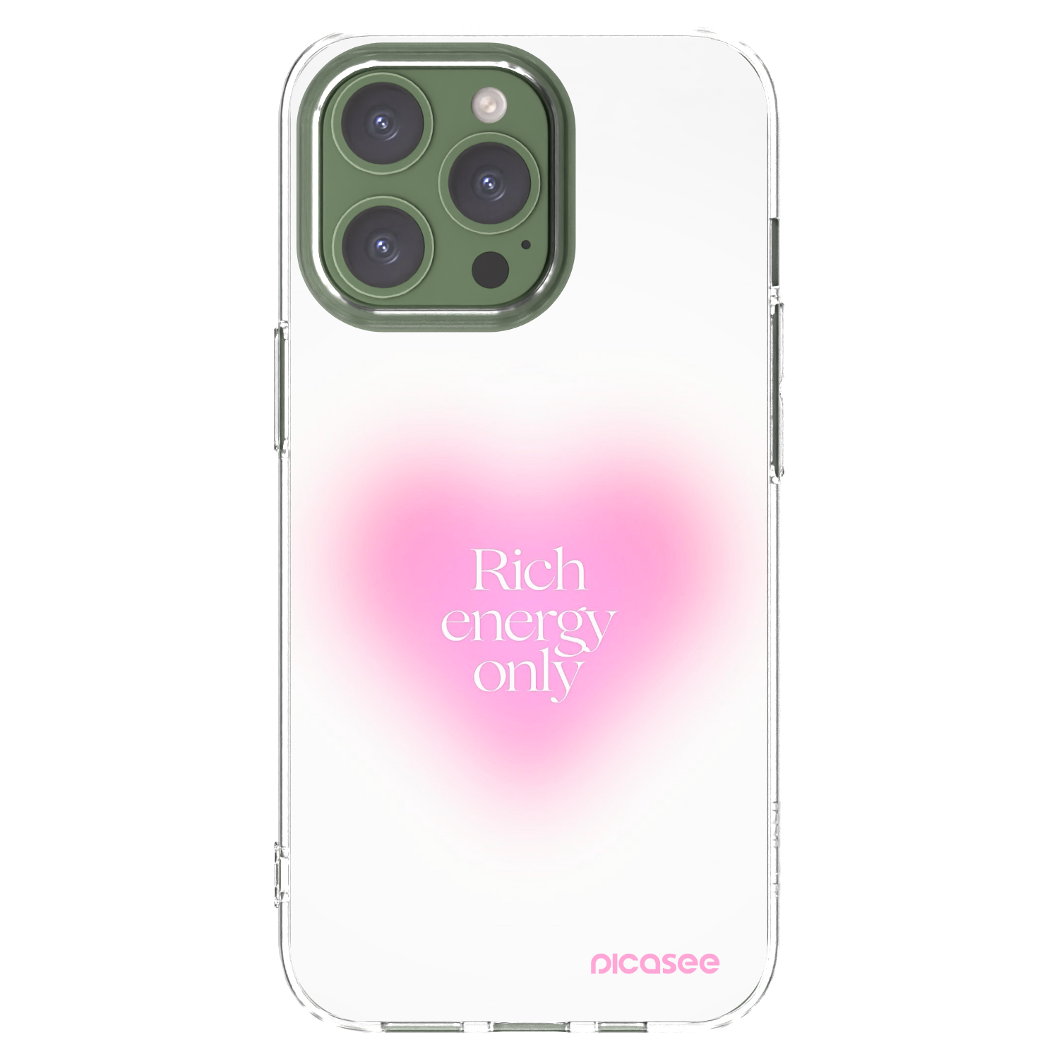 Picasee husă transparentă din silicon pentru Apple iPhone 13 Pro - Rich Energy