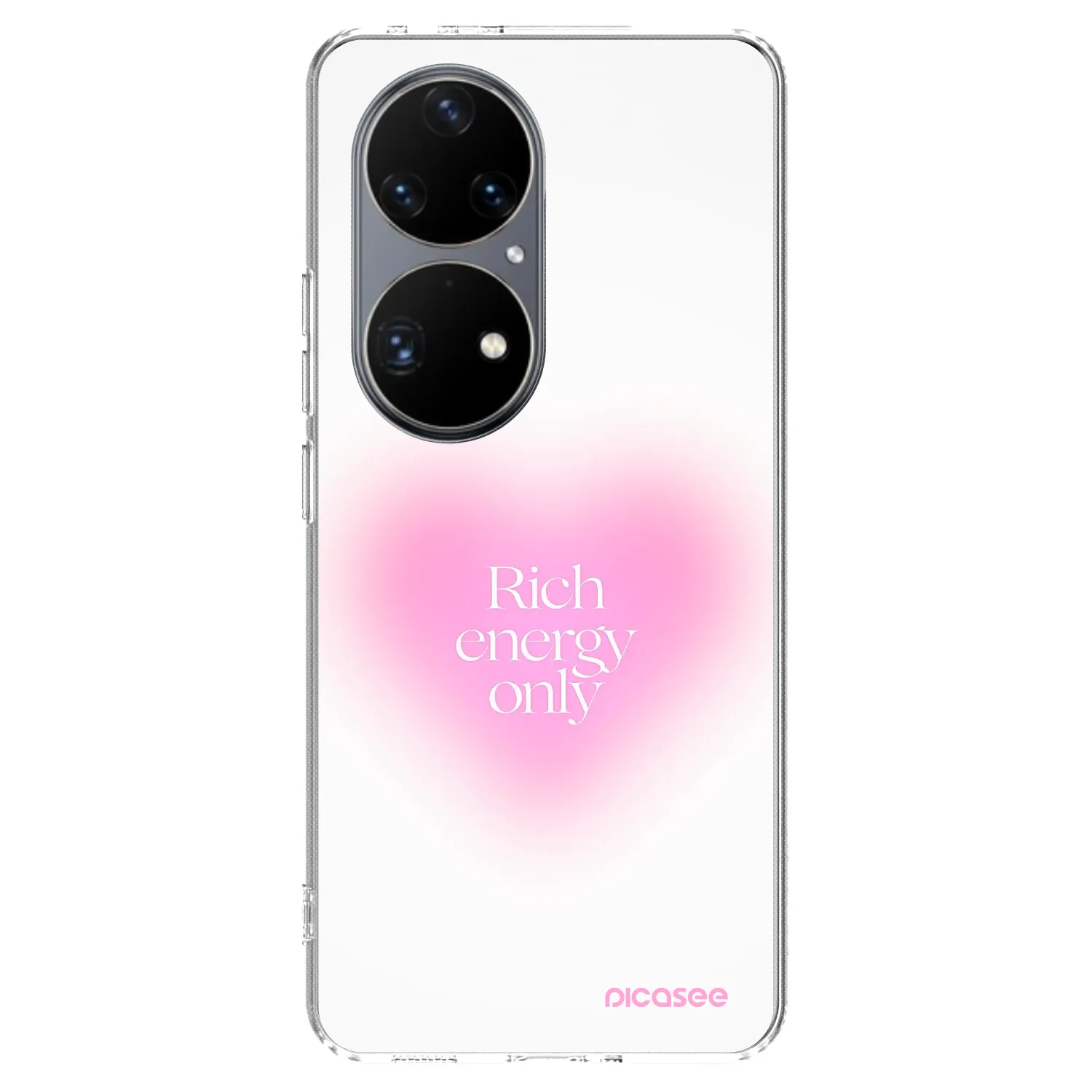 Picasee husă transparentă din silicon pentru Huawei P50 - Rich Energy