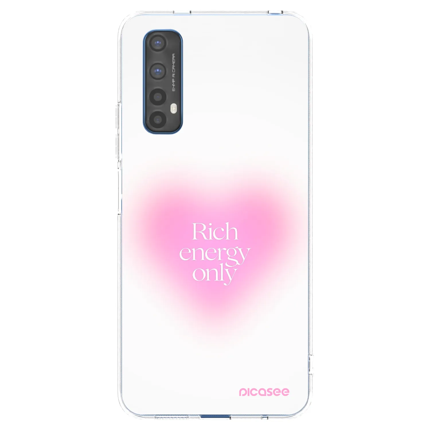 Picasee husă transparentă din silicon pentru Realme 7 - Rich Energy