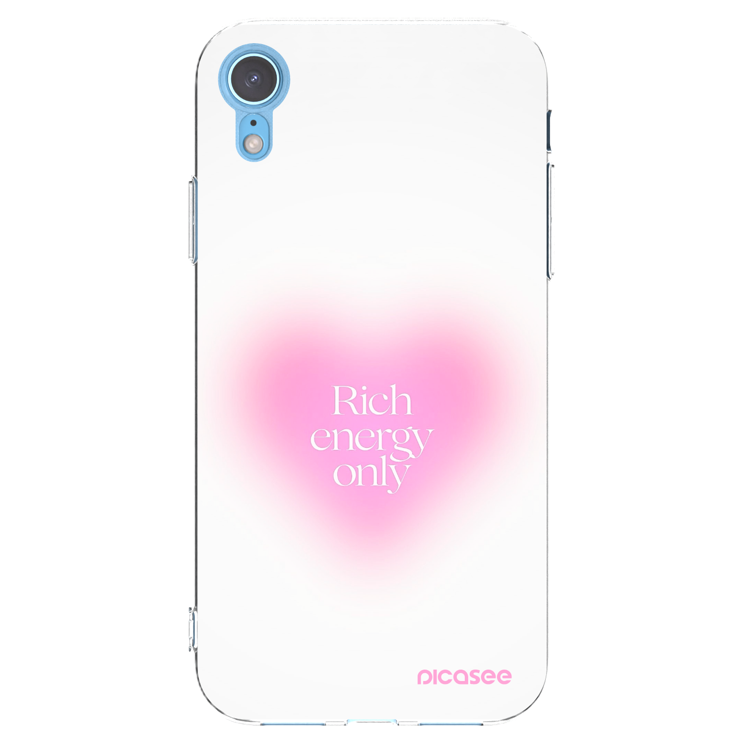 Picasee husă transparentă din silicon pentru Apple iPhone XR - Rich Energy