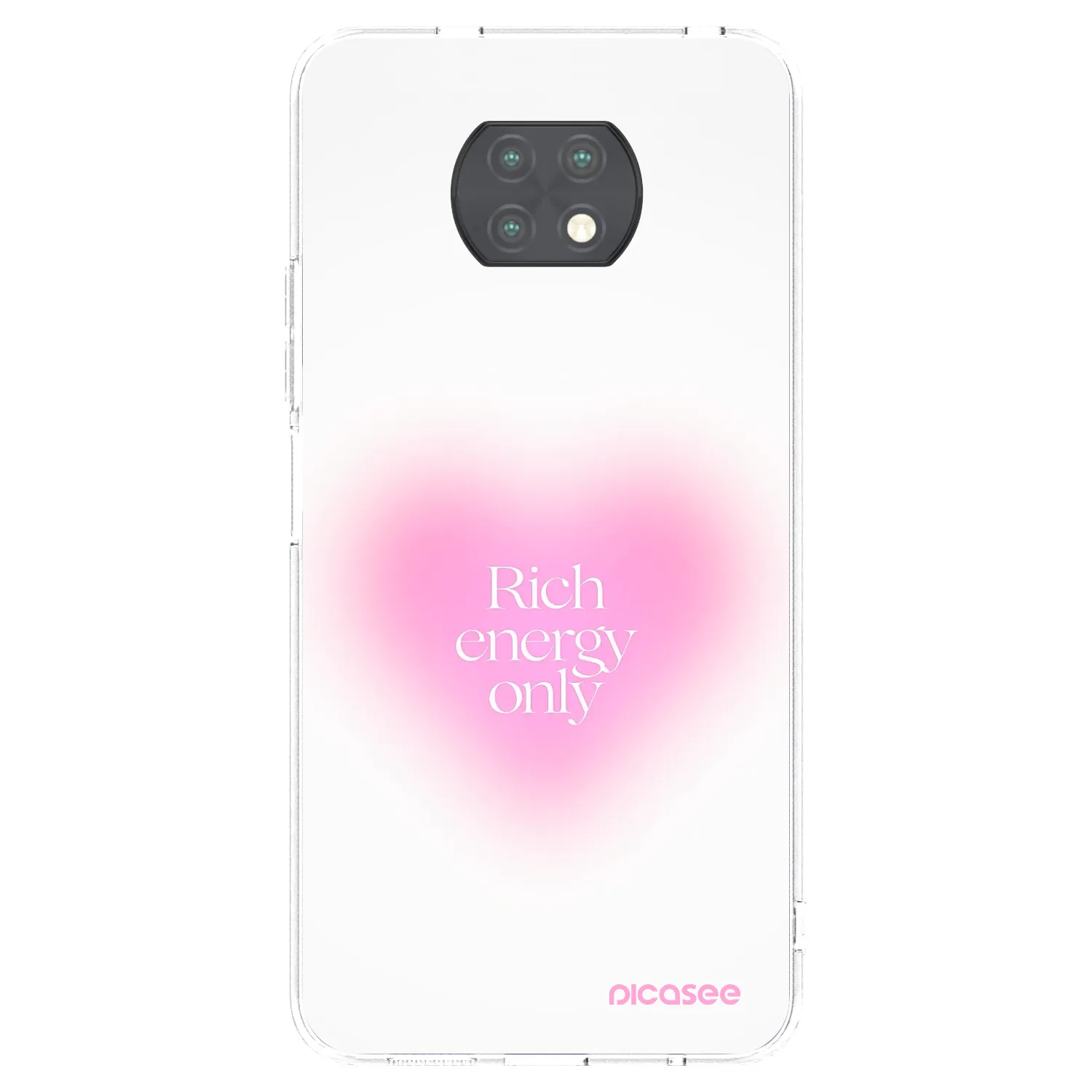 Picasee husă transparentă din silicon pentru Xiaomi Redmi Note 9T - Rich Energy