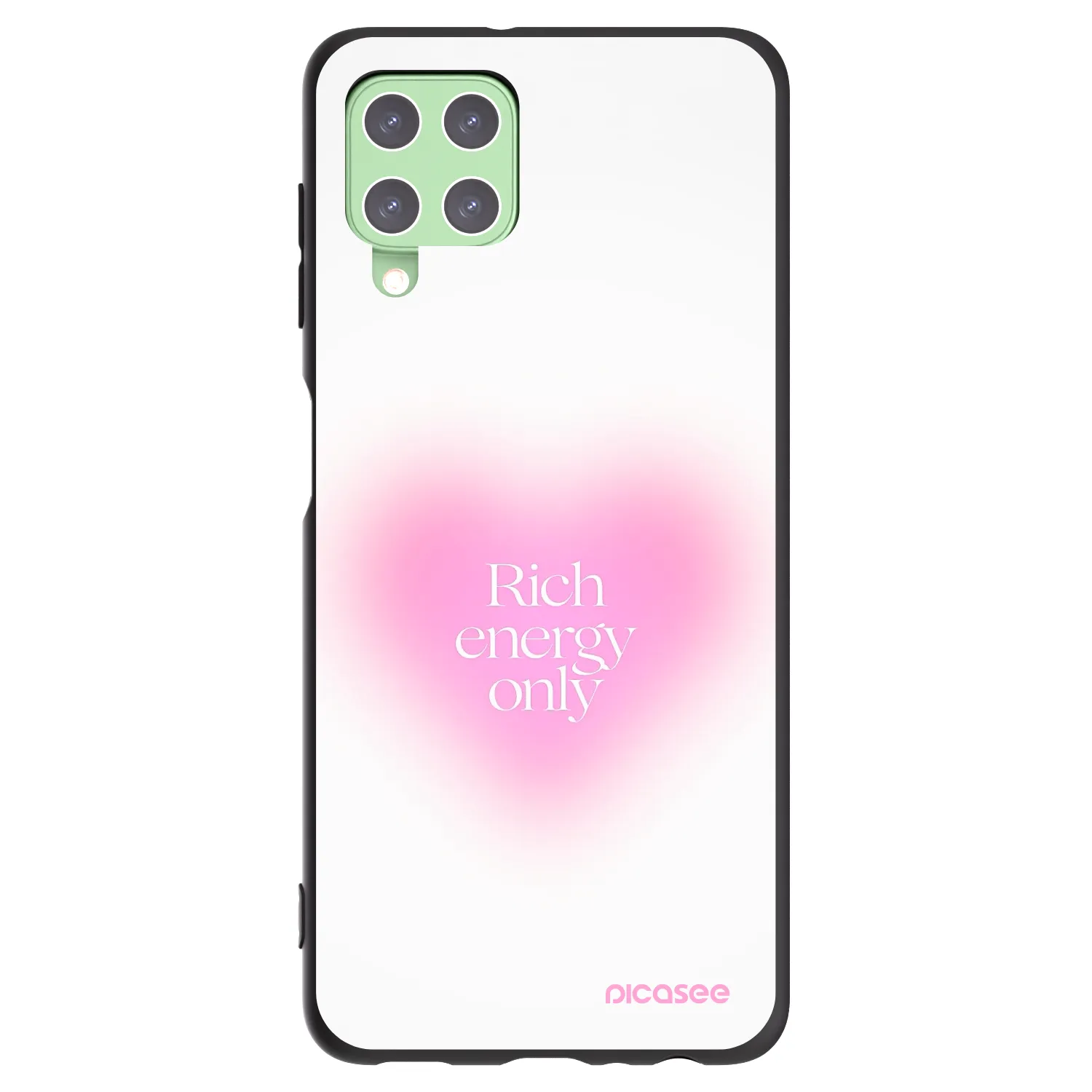 Picasee husă neagră din silicon pentru Samsung Galaxy A22 A225F 4G - Rich Energy
