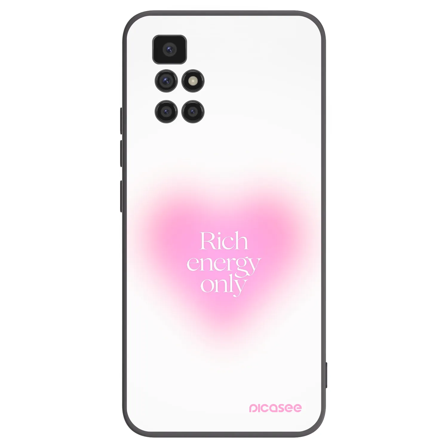 Picasee husă neagră din silicon pentru Xiaomi Redmi 10 - Rich Energy