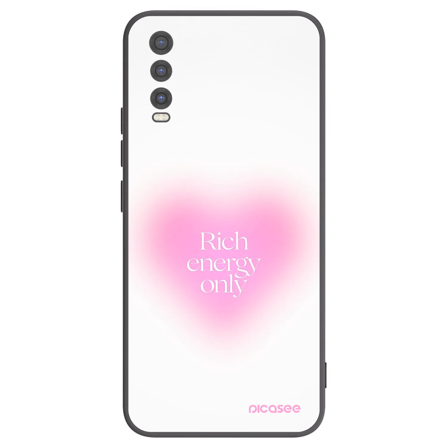 Picasee husă neagră din silicon pentru Vivo Y20s - Rich Energy