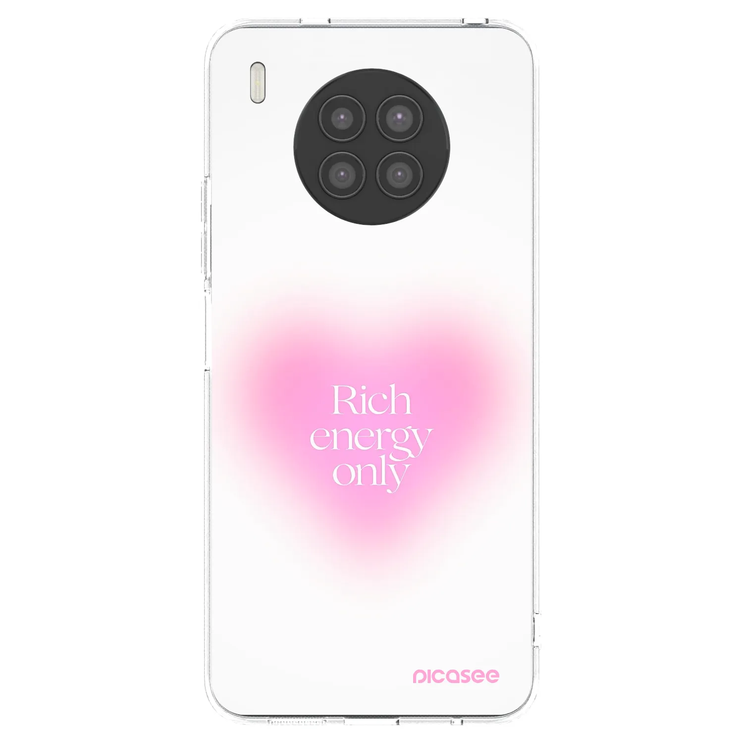 Picasee husă transparentă din silicon pentru Huawei Nova 8i - Rich Energy