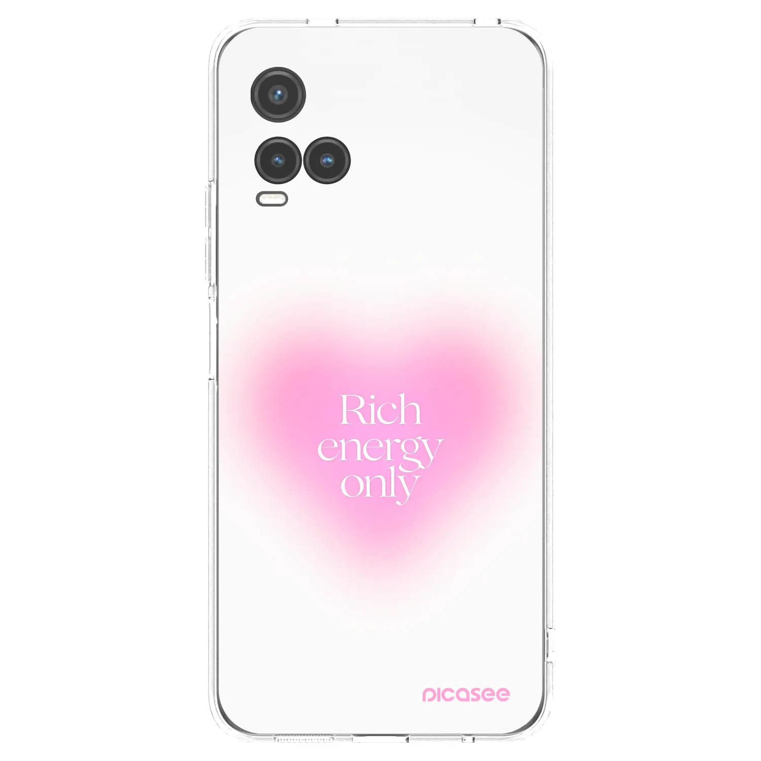 Picasee husă transparentă din silicon pentru Vivo Y33s - Rich Energy