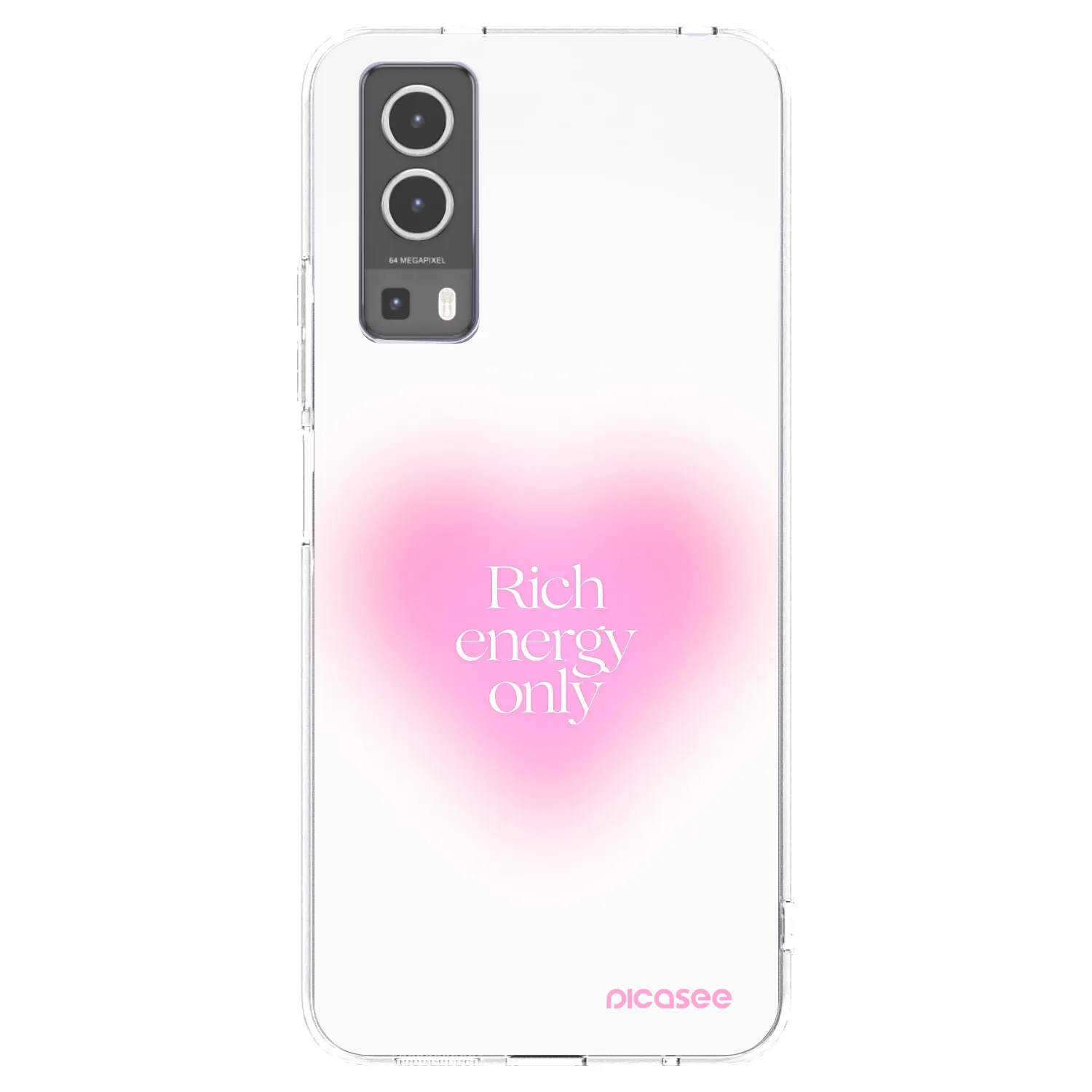 Picasee husă transparentă din silicon pentru Vivo Y72 5G - Rich Energy