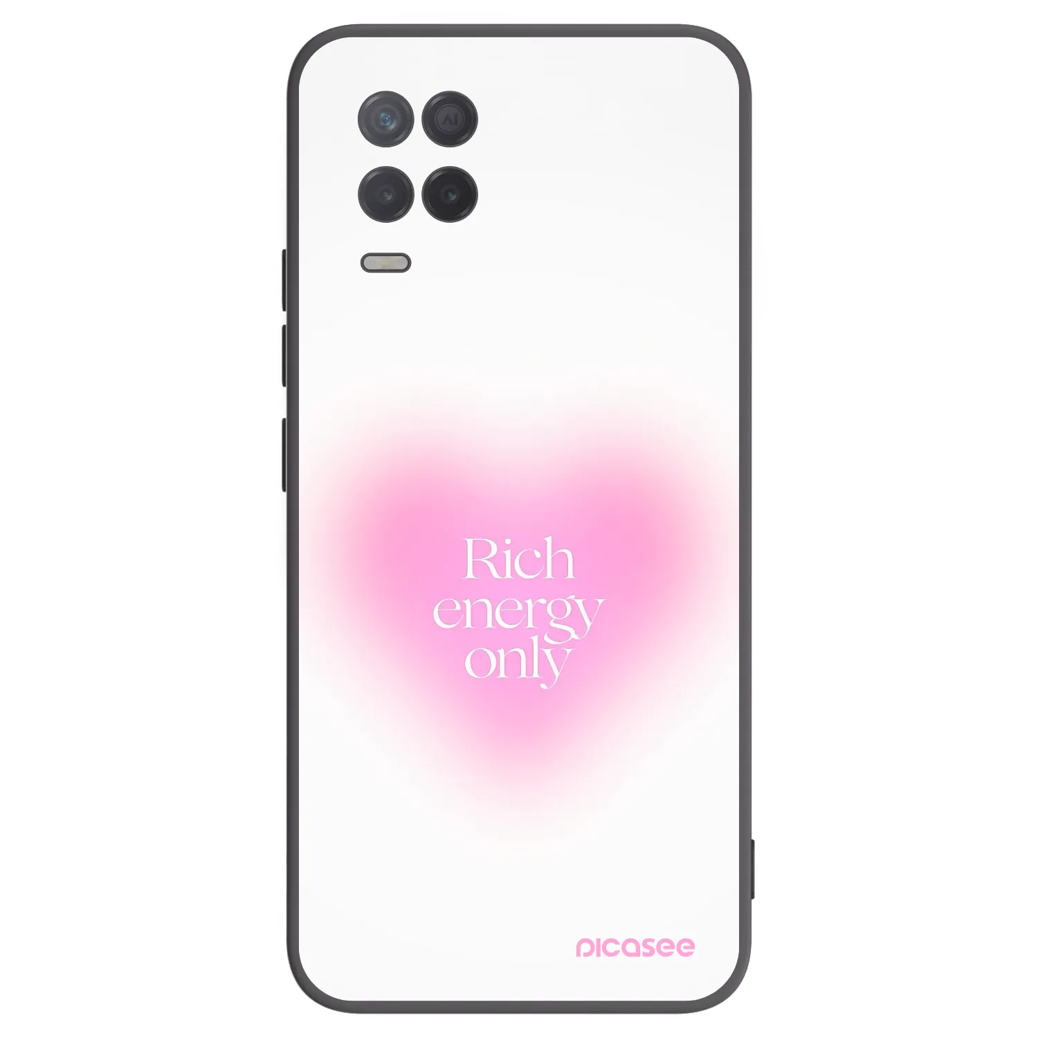 Picasee husă neagră din silicon pentru Realme 8 5G - Rich Energy
