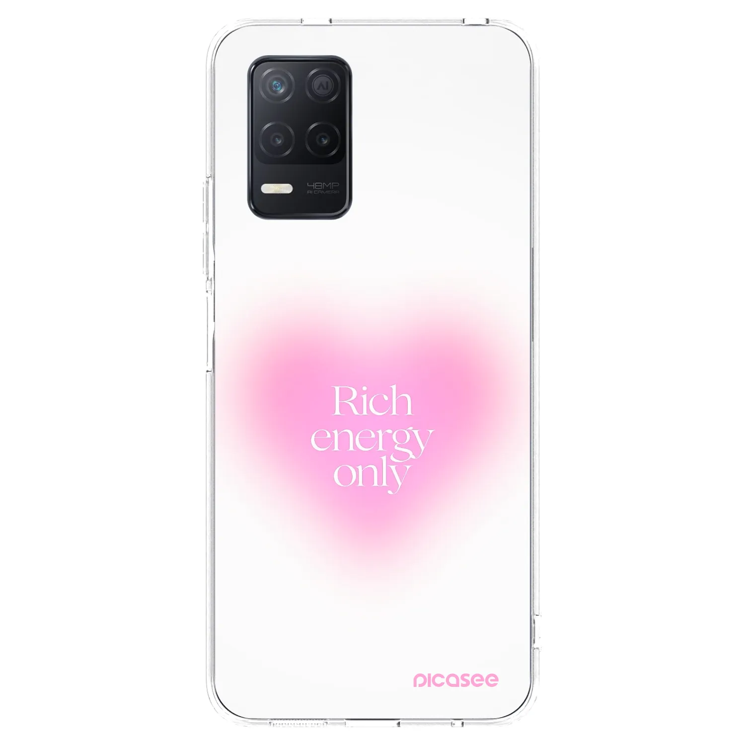 Picasee husă transparentă din silicon pentru Realme 8 5G - Rich Energy