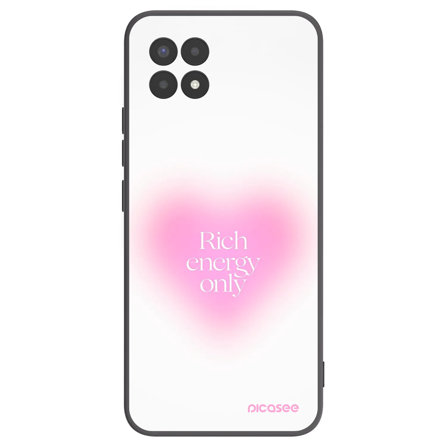 Picasee husă neagră din silicon pentru Realme 8i - Rich Energy