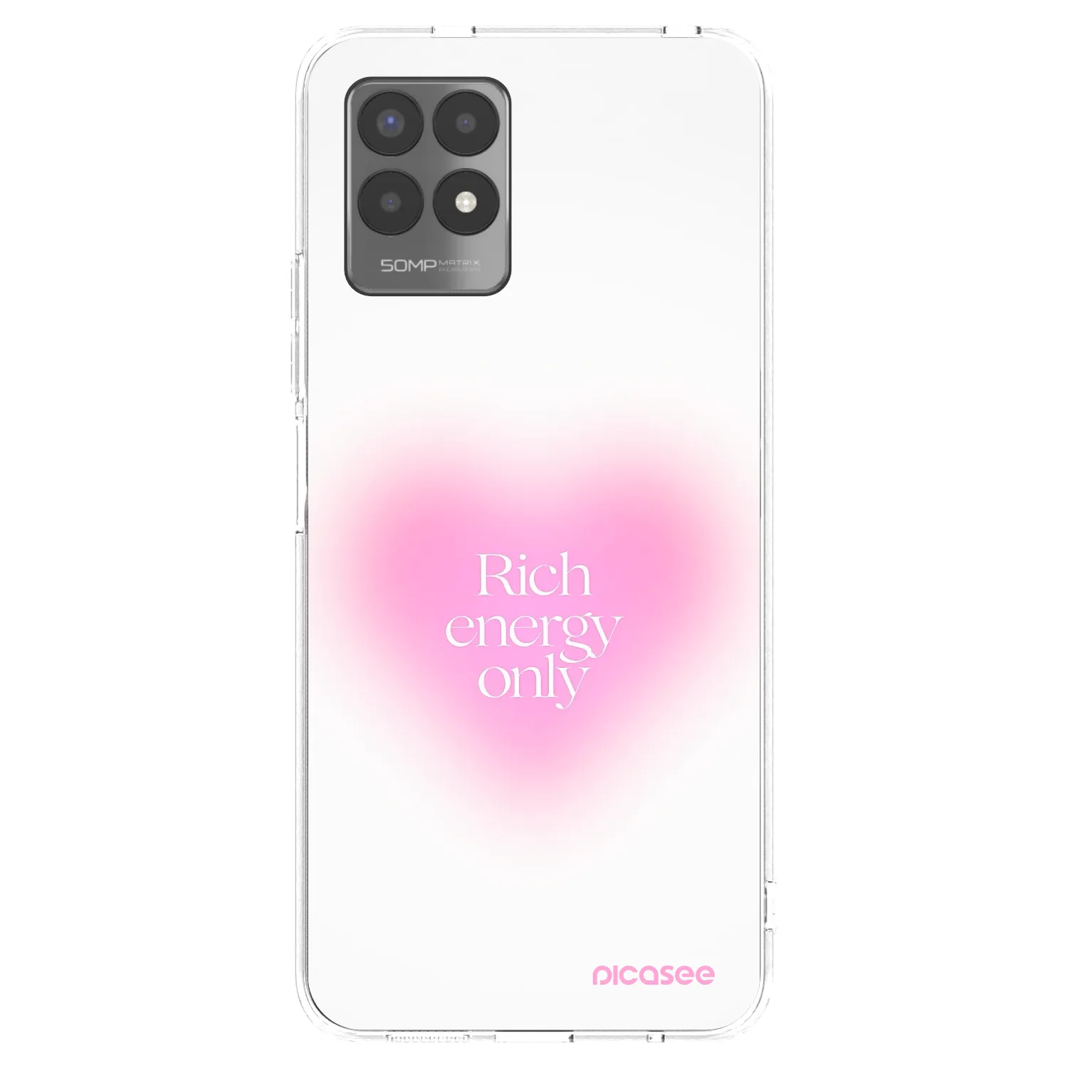 Picasee husă transparentă din silicon pentru Realme 8i - Rich Energy