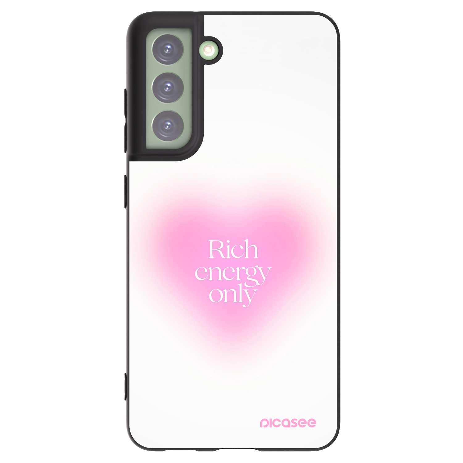 Picasee husă neagră din silicon pentru Samsung Galaxy S21 FE 5G - Rich Energy
