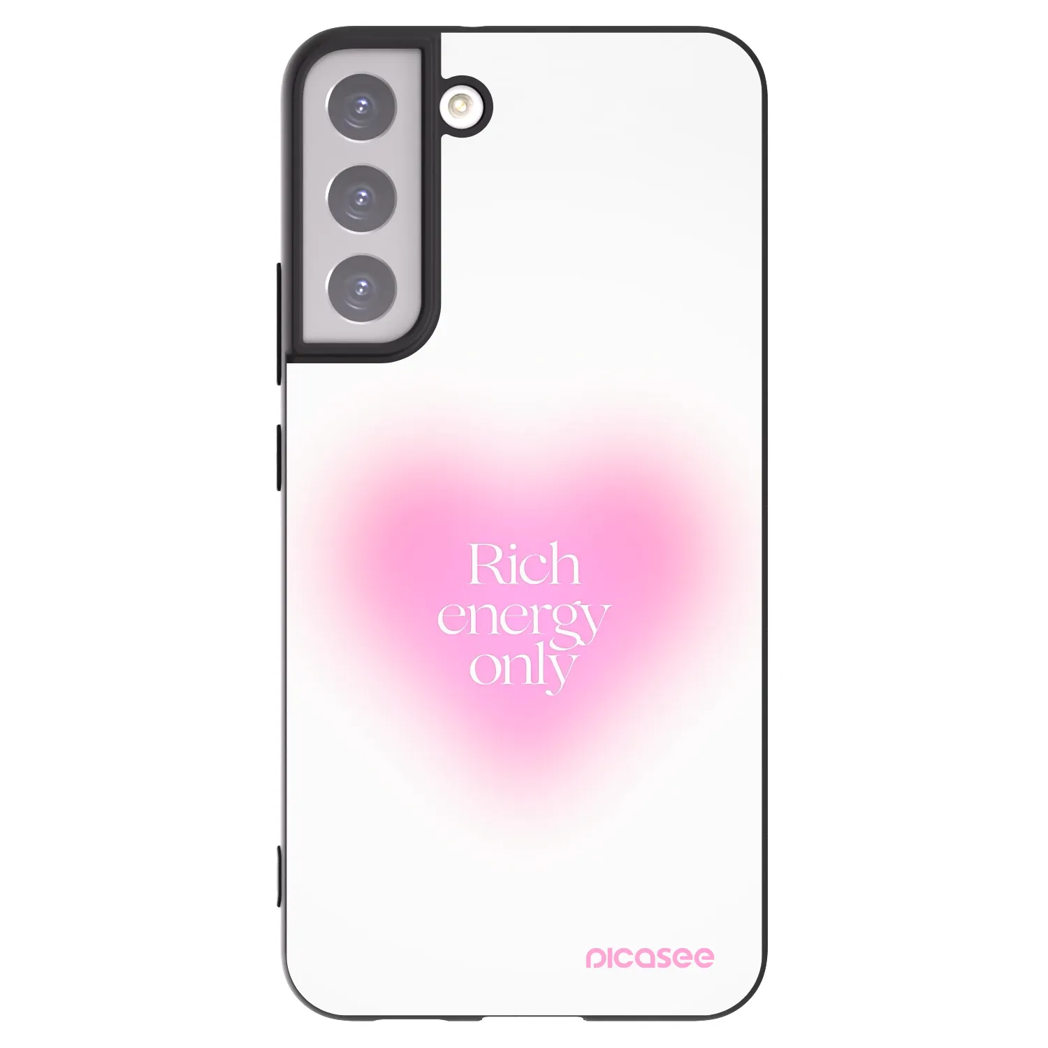 Picasee husă neagră din silicon pentru Samsung Galaxy S22+ 5G - Rich Energy